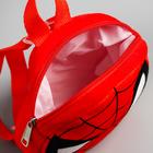 Рюкзак детский плюшевый, 18,5 см х 5 см х 18,5 см "Спайдер-мен", Человек-паук - Фото 4