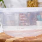 Миска с мерным делением, 1.5 л, прозрачная - Фото 4