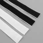 Набор липучек на клеевой основе, 20 мм, 23±1 см, 2 шт., чёрный, белый - Фото 2