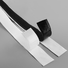 Набор липучек на клеевой основе, 20 мм, 23±1 см, 2 шт., чёрный, белый - Фото 4