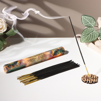 Благовония «Защита», 20 палочек в упаковке, шестигранник