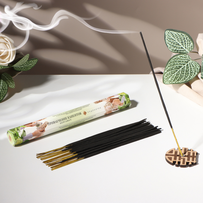 Благовония «Привлечение клиентов», 20 палочек в упаковке, шестигранник