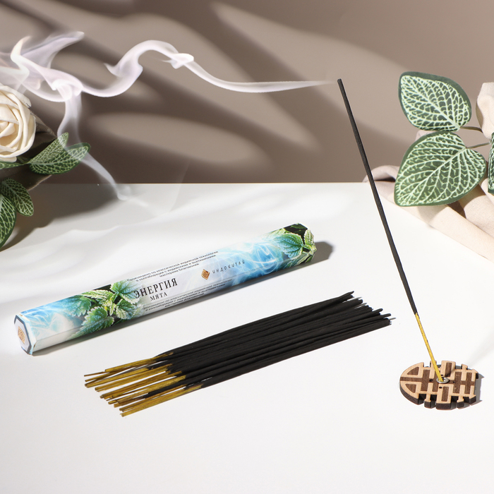 Благовония «Энергия», 20 палочек в упаковке, шестигранник