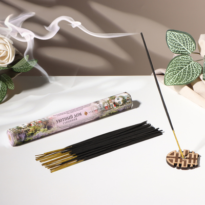 Благовония «Уютный дом», 20 палочек в упаковке, шестигранник