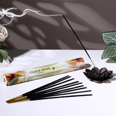 Благовония «Сладкая жизнь», 20 палочек в упаковке, шестигранник