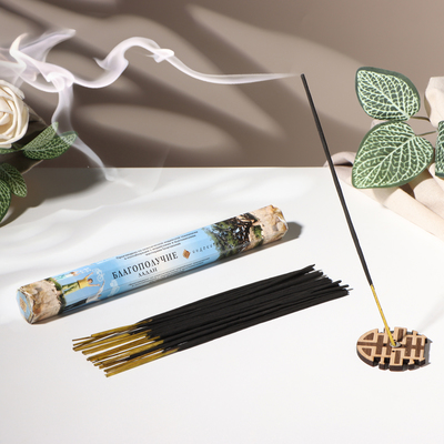 Благовония «Благополучие», 20 палочек в упаковке, шестигранник