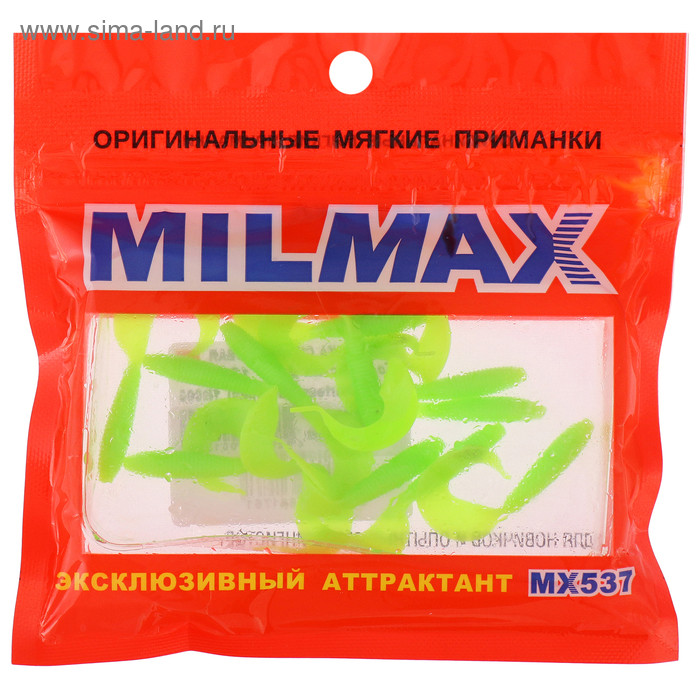 Приманка силиконовая Milmax «Головастик 2,5» №005 съедобная, 12 шт. - Фото 1