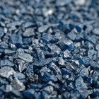 Грунт "Синий металлик" декоративный песок кварцевый,  250 г фр.1-3 мм - фото 9167078