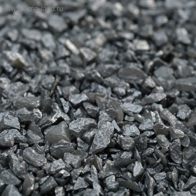 Грунт 'Серебристый металлик' декоративный песок кварцевый 250 г фр.1-3 мм