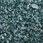 Грунт «Изумрудный металлик» декоративный песок кварцевый, 250 г, фр.1-3 мм - Фото 2