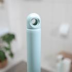 Швабра для мытья пола плоская, телескопическая стальная ручка, микрофибра, доп.насадка - Фото 4