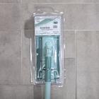 Швабра для мытья пола плоская, телескопическая стальная ручка, микрофибра, доп.насадка - Фото 9