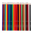 Карандаши 24 цвета, Attomex "Сказка", 2B, шестигранные пластиковые, 2,65 мм, в картонной коробке - Фото 2