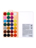 Акварель «Луч. Школа творчества», 28 цветов, без кисти - Фото 10