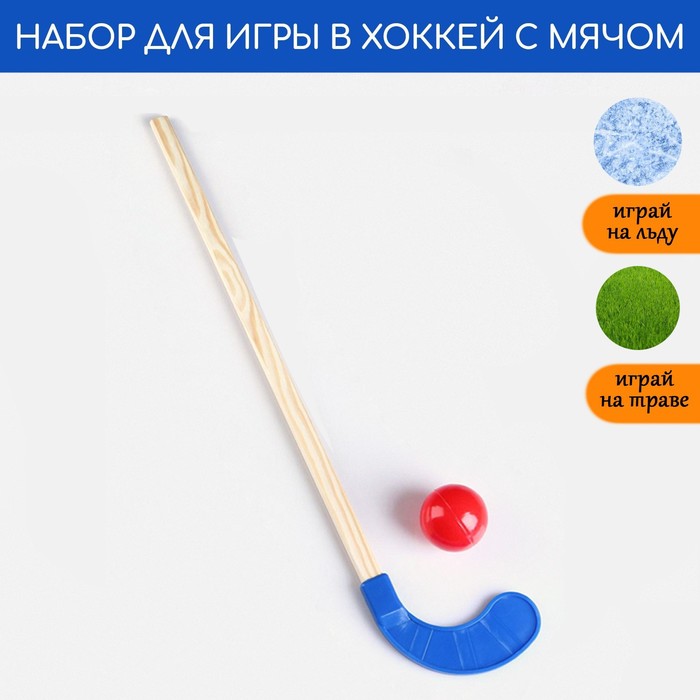 Набор для игры в хоккей с мячом, цвет МИКС - Фото 1