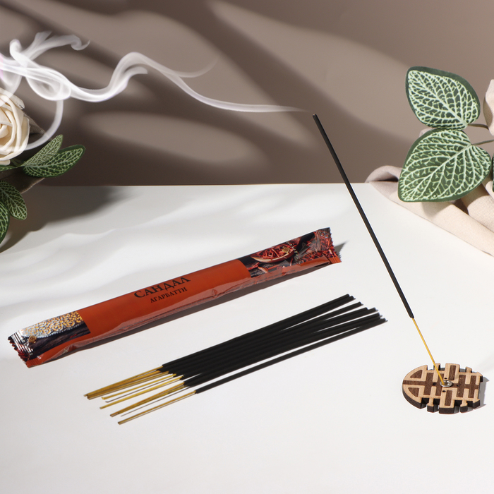 Благовония «Агарбатти Сандал», 8 палочек в мягкой упаковке