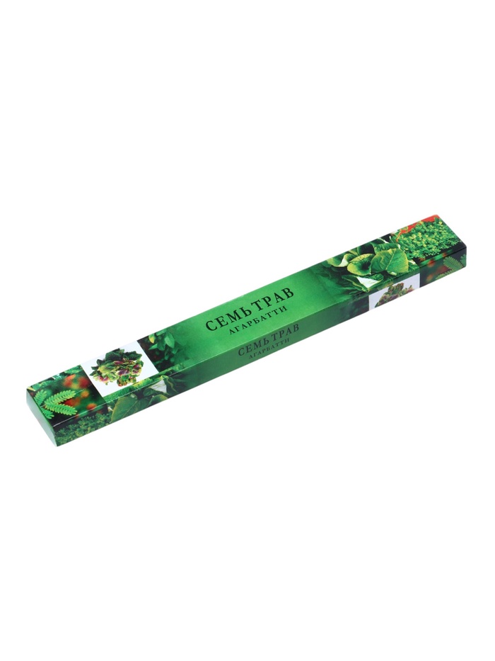 Благовония "Очарование востока Семь трав", 20 палочек в упаковке