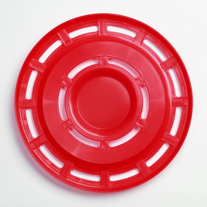 Фрисби, летающая тарелка, d-23 см, красная - фото 1882054860