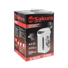 Термопот Sakura SA-335BR, 4.2 л, 750 Вт, 3 способа подачи воды, черно-красный - фото 51332884 Термопот Sakura SA-335BR, 4.2 л, 750 Вт, 3 способа подачи воды, черно-красный - фото 51332884