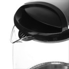 Чайник электрический Sakura SA-2722BK, стекло, 2.2 л, 1800 Вт, подсветка, серебристо-чёрный - Фото 2