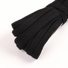 Резинка бельевая, 6 мм, 10±1 м, чёрная - Фото 2