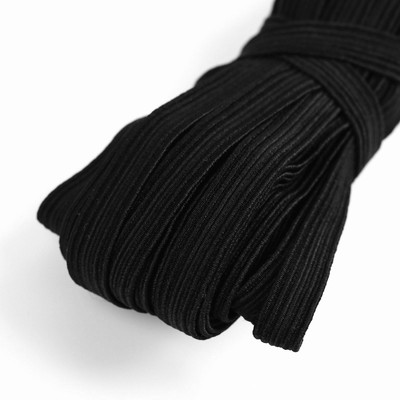 Резинка бельевая, 8 мм, 10±1 м, чёрная