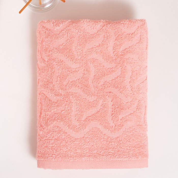 Полотенце махровое Радуга, 100х150 см, цвет персик - фото 1899772197