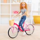 Кукла-модель «Лиза» на велосипеде, с аксессуарами, МИКС - Фото 2