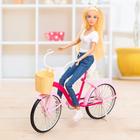 Кукла-модель «Лиза» на велосипеде, с аксессуарами, МИКС - Фото 3