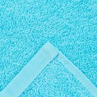 Полотенце махровое «Plait», цвет голубой, 30х70 см - Фото 3
