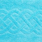 Полотенце махровое «Plait», цвет голубой, 100х150 см - Фото 2