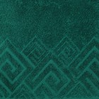 Полотенце махровое «Poseidon» цвет зелёный, 100х150 - Фото 2