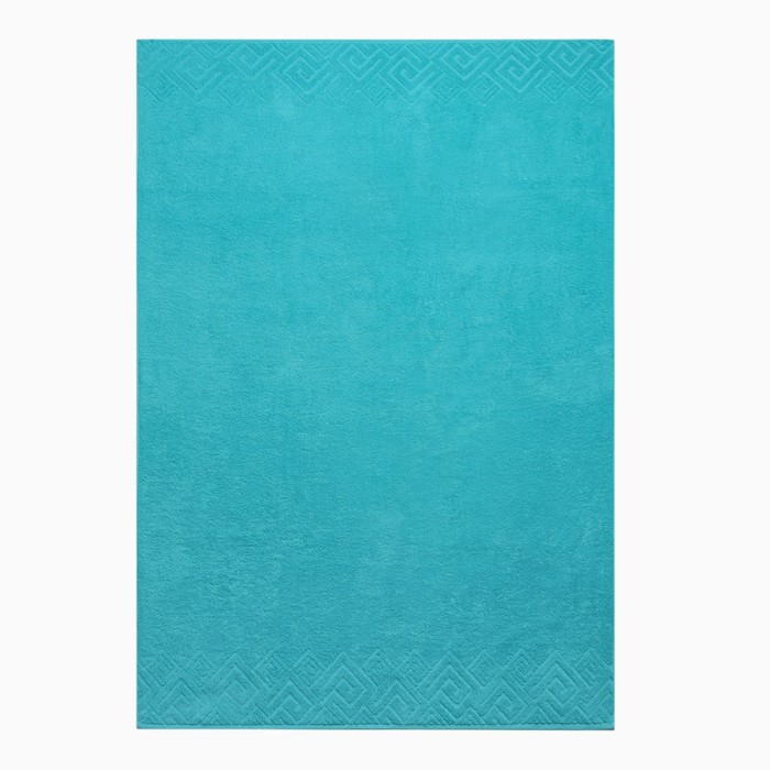 Полотенце махровое «Poseidon» цвет бирюза, 100х150 - Фото 1