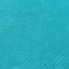 Полотенце махровое «Poseidon» цвет бирюза, 100х150 - Фото 2