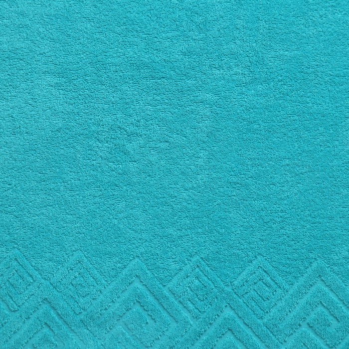 Полотенце махровое «Poseidon» цвет бирюза, 100х150 - фото 1899772246