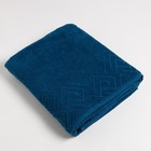 Полотенце махровое «Poseidon» цвет синий, 50х90 - Фото 2