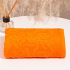 Полотенце махровое «Радуга» цвет оранжевый, 30х70, 305 гр/м - Фото 1