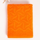 Полотенце махровое Радуга, 50х90см, цвет оранжевый, 305гр/м, хлопок - Фото 2