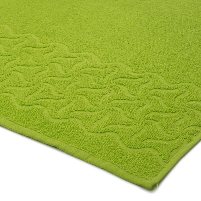 Полотенце махровое Радуга, цвет зелёный, 100х150 см - фото 1899772265