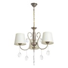 Люстра «Доротея» 3×40 Вт E14 бронза 55×55×76 см BayerLux - Фото 1