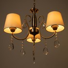 Люстра «Доротея» 3×40 Вт E14 бронза 55×55×76 см BayerLux - Фото 4