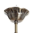 Люстра «Доротея» 3×40 Вт E14 бронза 55×55×76 см BayerLux - Фото 5