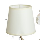 Люстра «Доротея» 3×40 Вт E14 бронза 55×55×76 см BayerLux - Фото 6