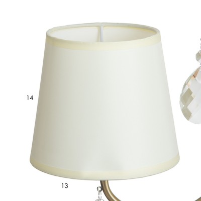 Люстра «Доротея» 3×40 Вт E14 бронза 55×55×76 см BayerLux