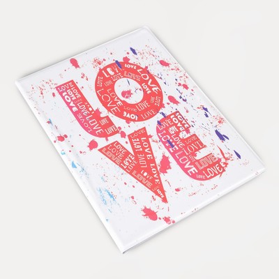 Папка для документов, 2 комплекта, цвет белый, «Love»