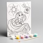 Картина по номерам для детей «Рапунцель», 21 х 15 см, Принцессы - Фото 2