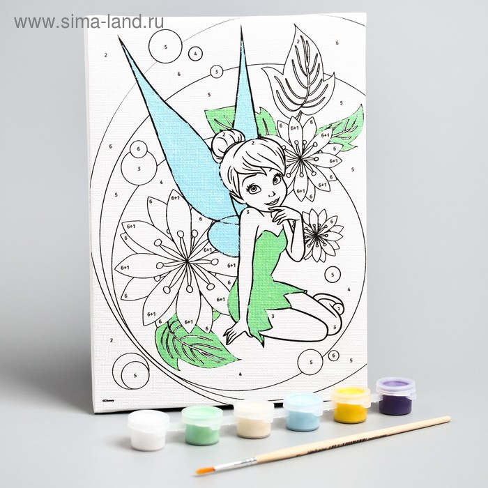 Картина по номерам "Самой милой" 21 х 15 см, фея Динь-Динь - Фото 1