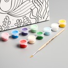 Картина по номерам для детей «Русалочка Ариэль», 20×30 см, Принцессы - Фото 3