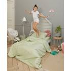 Детское постельное бельё Этель «Салатовая нежность» 1.5 сп, цвет зелёный, 143х215 см, 150х214 см, 50х70 см - фото 47609312