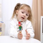 Деревянная музыкальная игрушка «Бубенцы радуга», 18 см - Фото 5